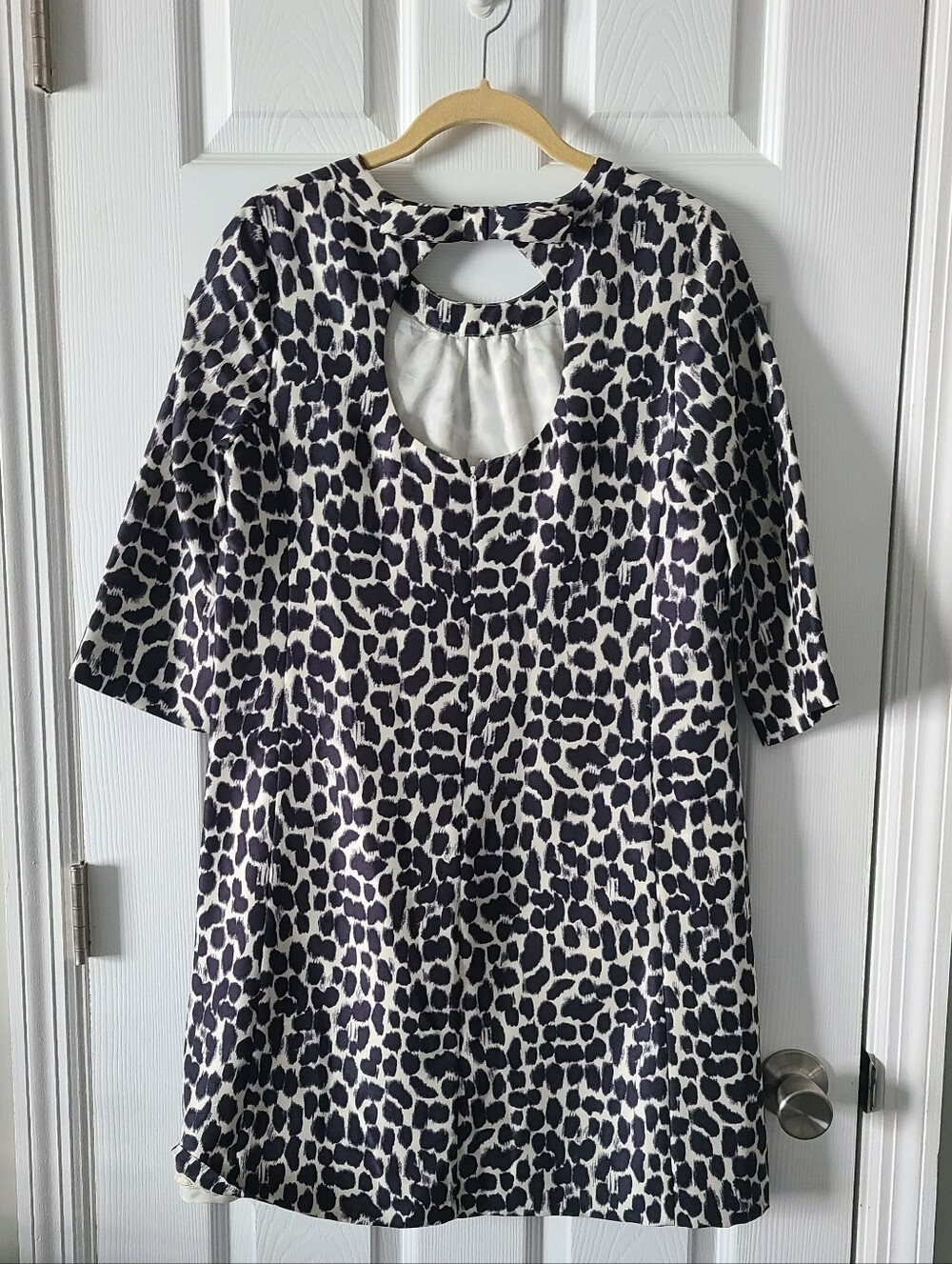Kate Spade Silk Leopard Shift Dress - Picture 5 of 6